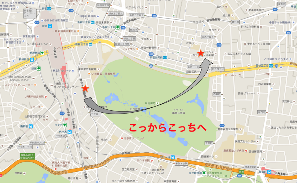 移転先地図