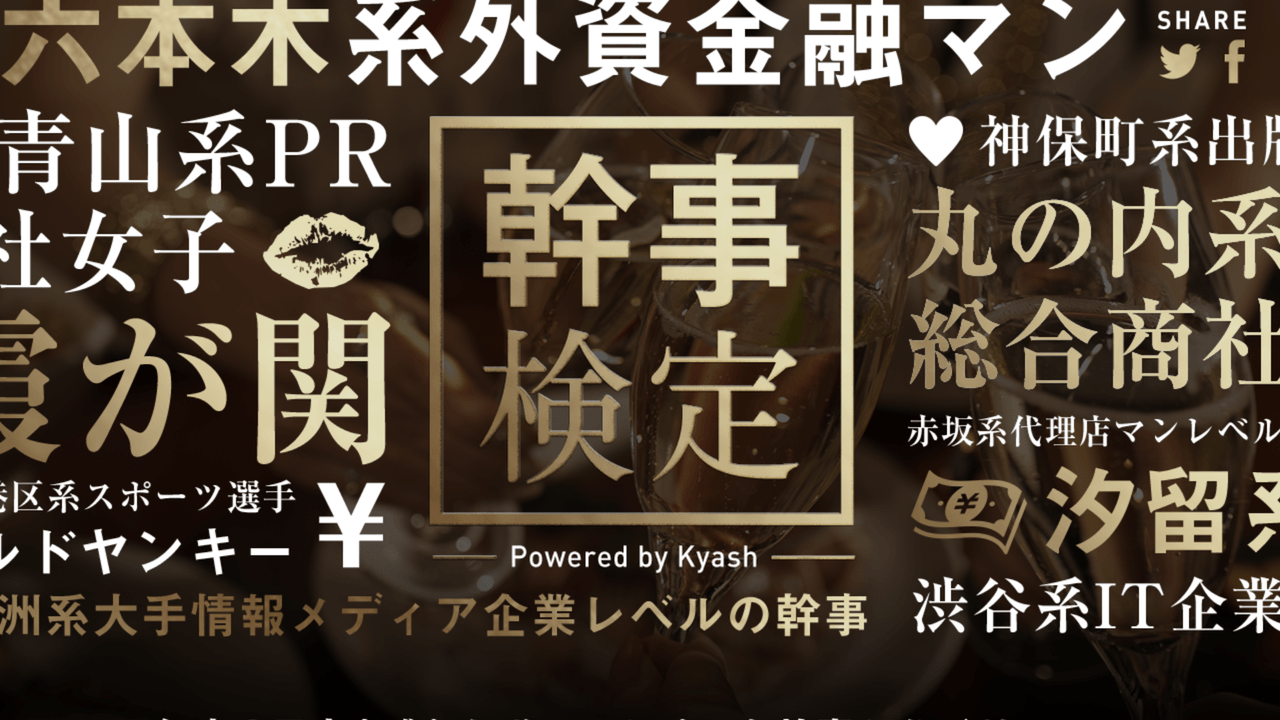 幹事検定 | イケてる幹事のポテンシャル診断