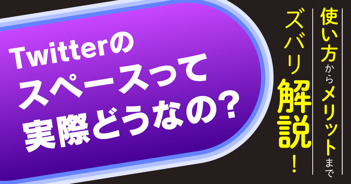 Twitterのスペースって実際どうなの 使い方からメリットまでをズバリ解説 株式会社noname Produce 通称n2p デジタルプロモーション企画 制作