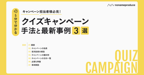 【事例解説動画付き！】商品知識を深めてもらうなら！クイズキャンペーンを解説